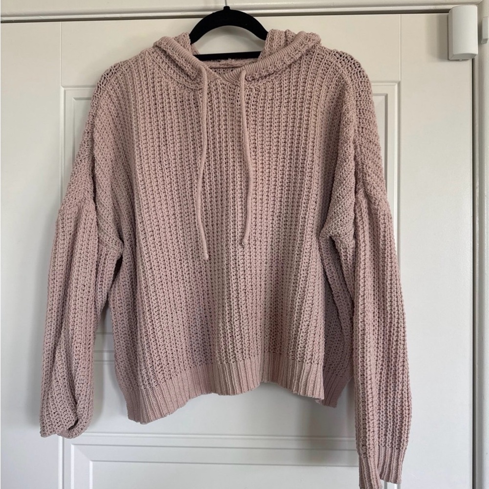 Cozy Pink Knit Sweater